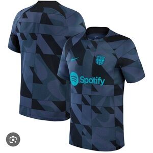 Nike Barcelona FC Blue and Black Jersey